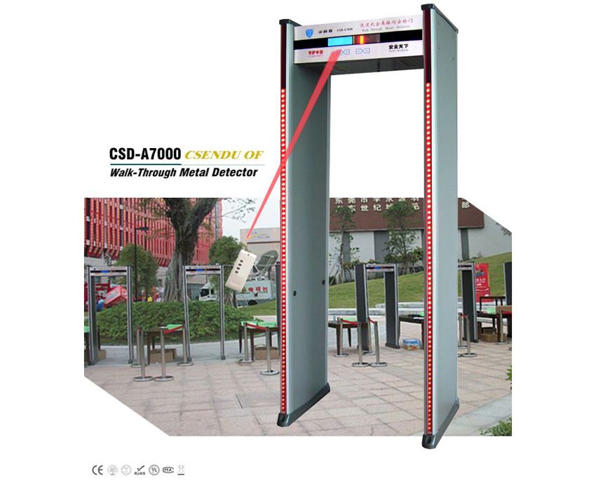 CSD-A7000豪華室內遙控液晶顯示安檢門